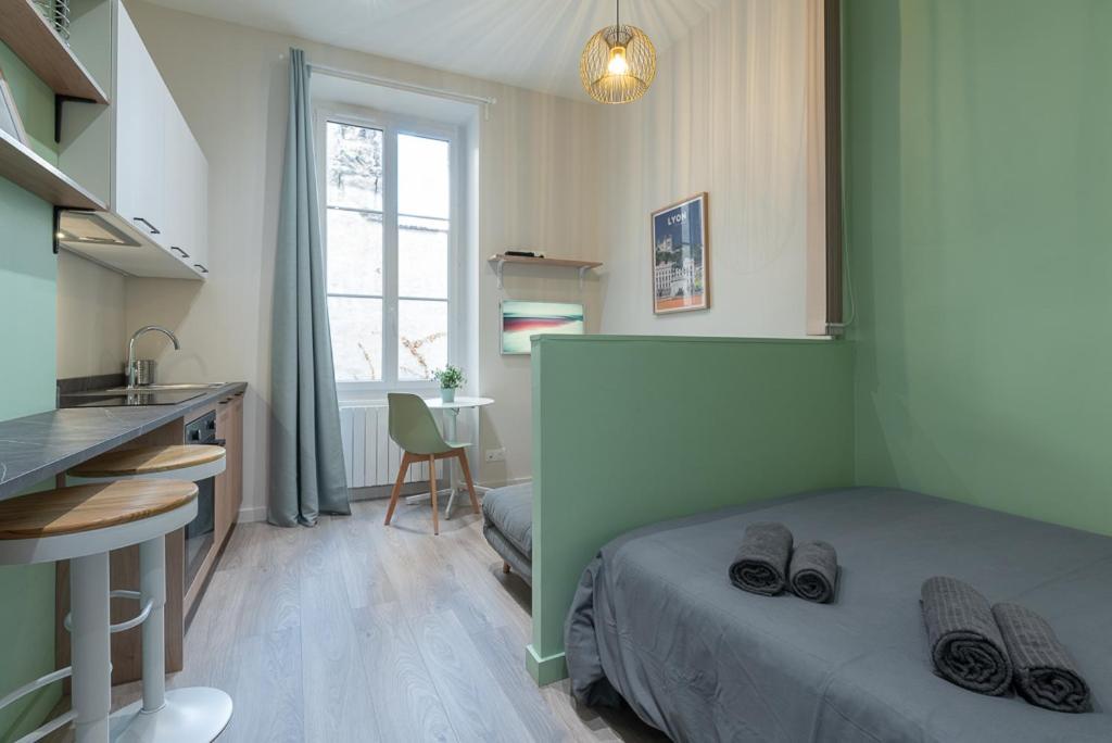 Ferienwohnung Studio Part Dieu - Cozy - Wifi Fibre Lyon Exterior foto